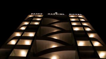 Front of property – evening/night