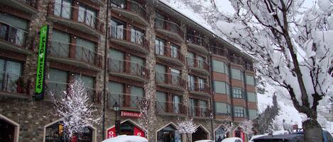 Façade de l’hébergement