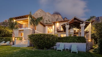 Front of property – evening/night