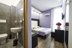 Free toiletries, hair dryer, slippers, bidet