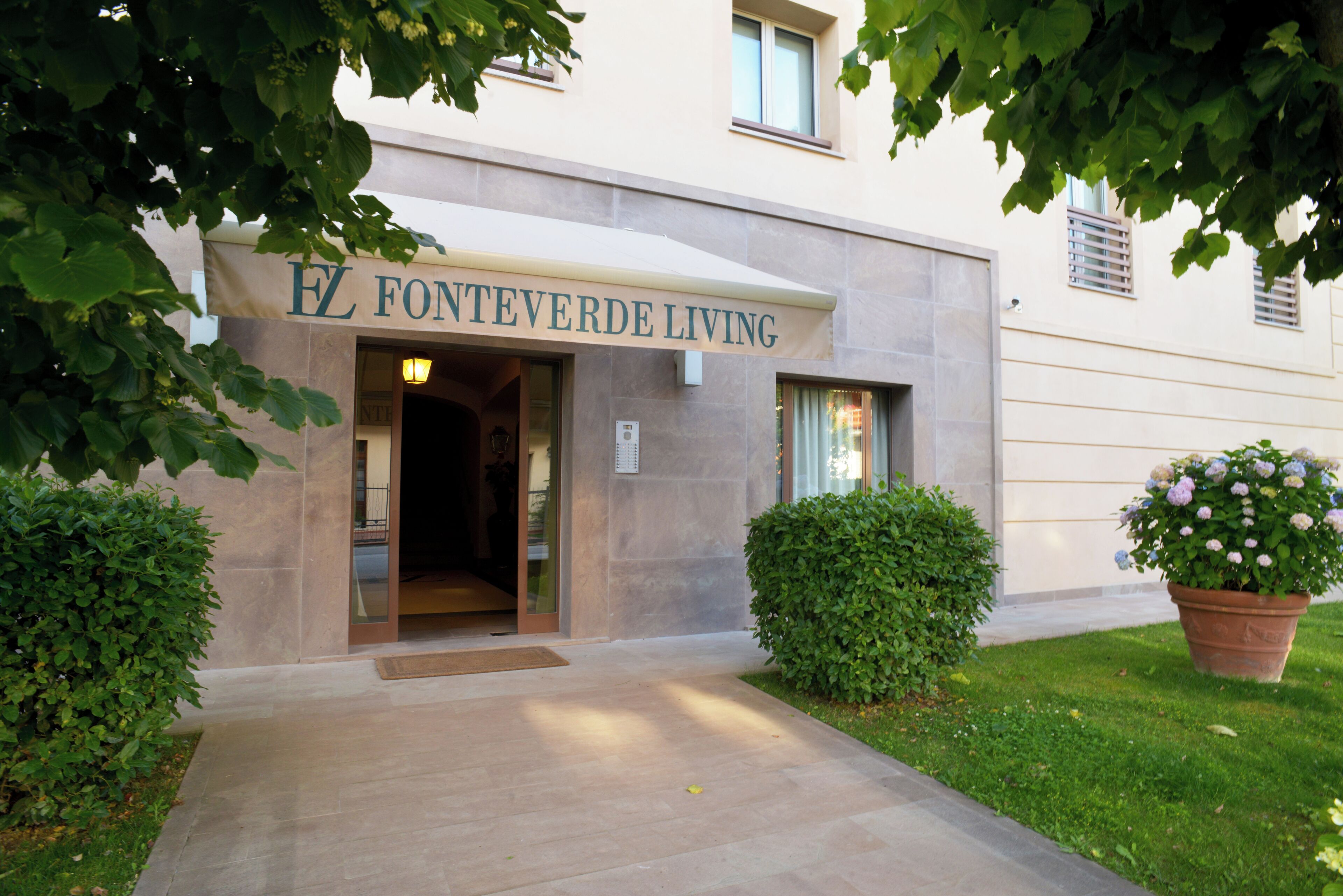 Fassade der Unterkunft