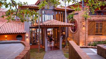 Majoituspaikan julkisivu