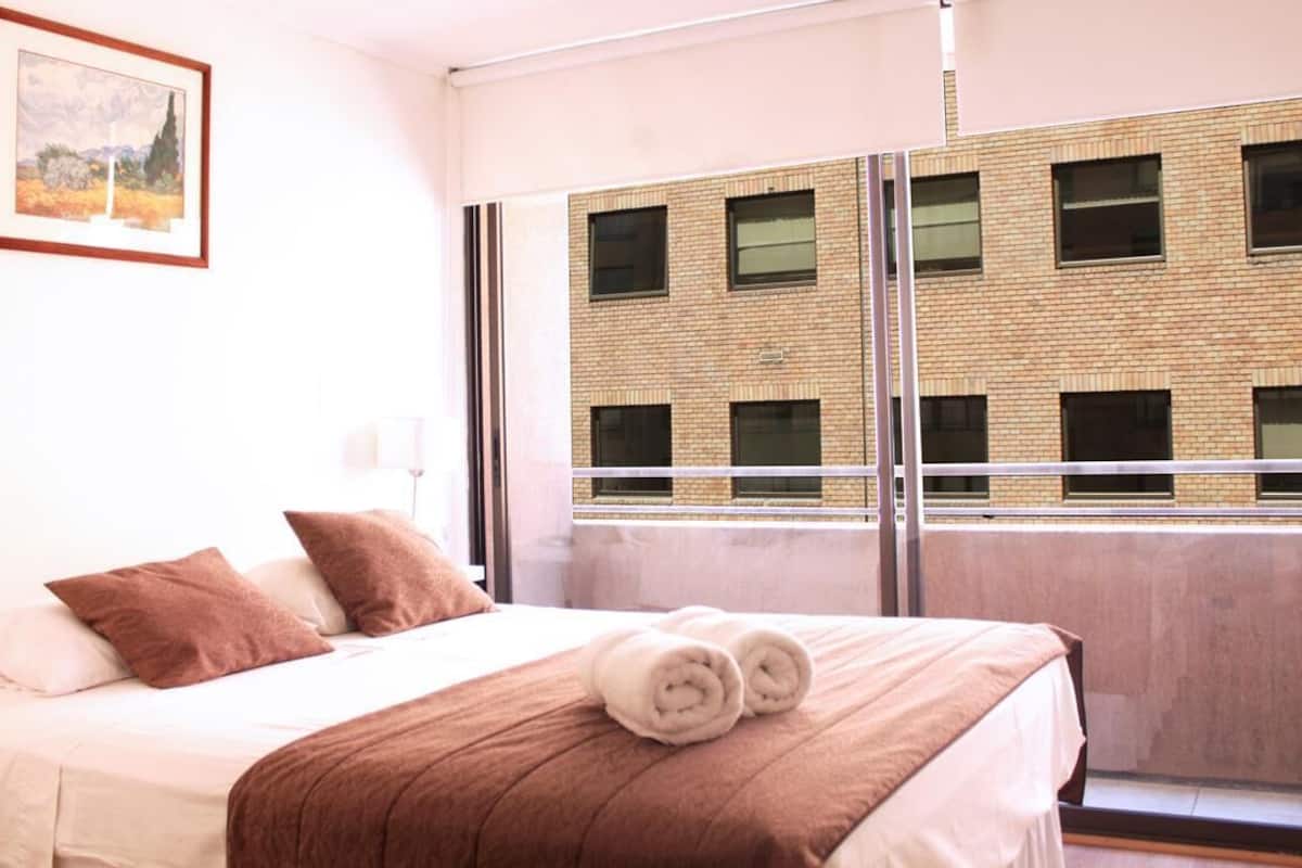 1 bedroom, desk, laptop workspace, blackout drapes