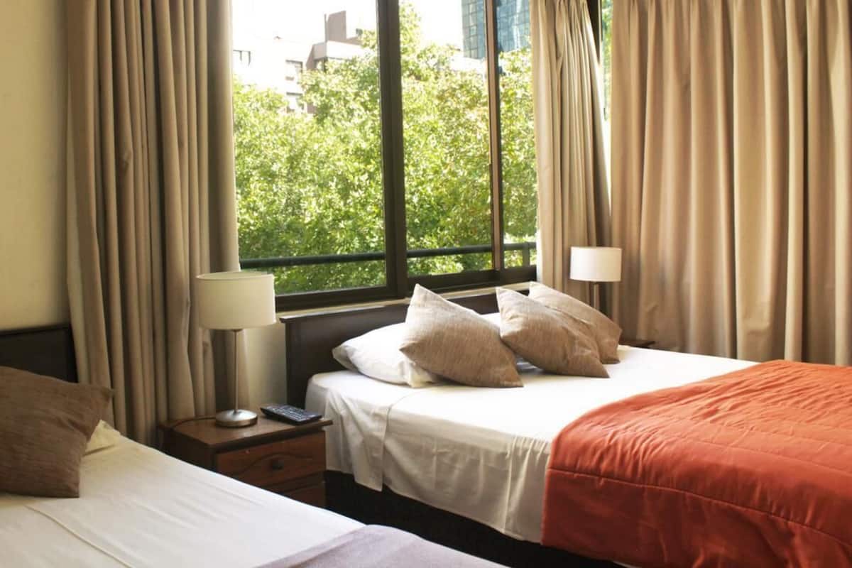 1 bedroom, desk, laptop workspace, blackout drapes
