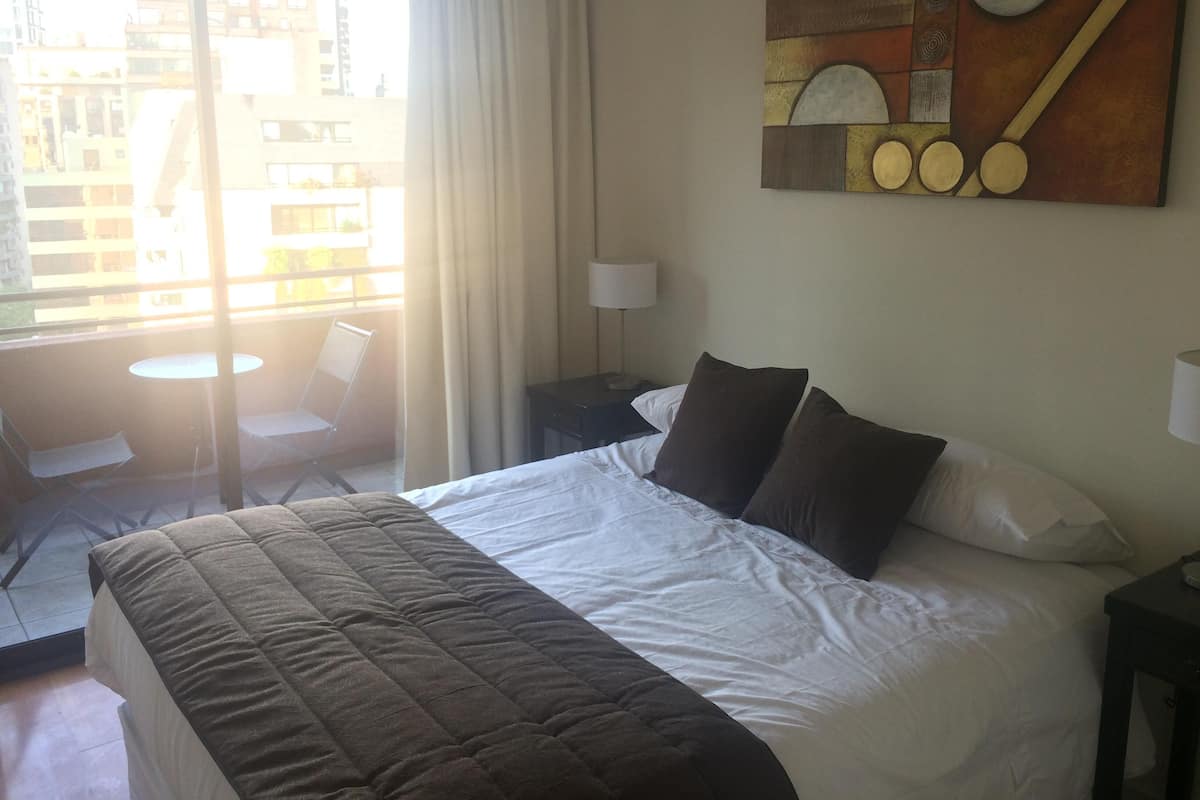 1 bedroom, desk, laptop workspace, blackout drapes