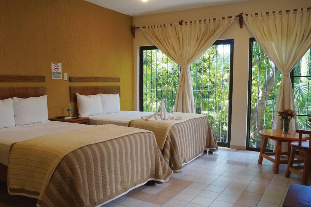 Standard Room, 2 Double Beds | Desk, free rollaway beds, free WiFi