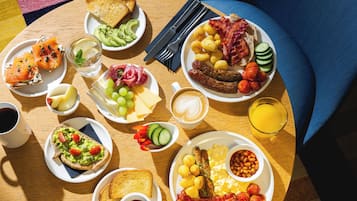 Frukostbuffé varje dag mot avgift