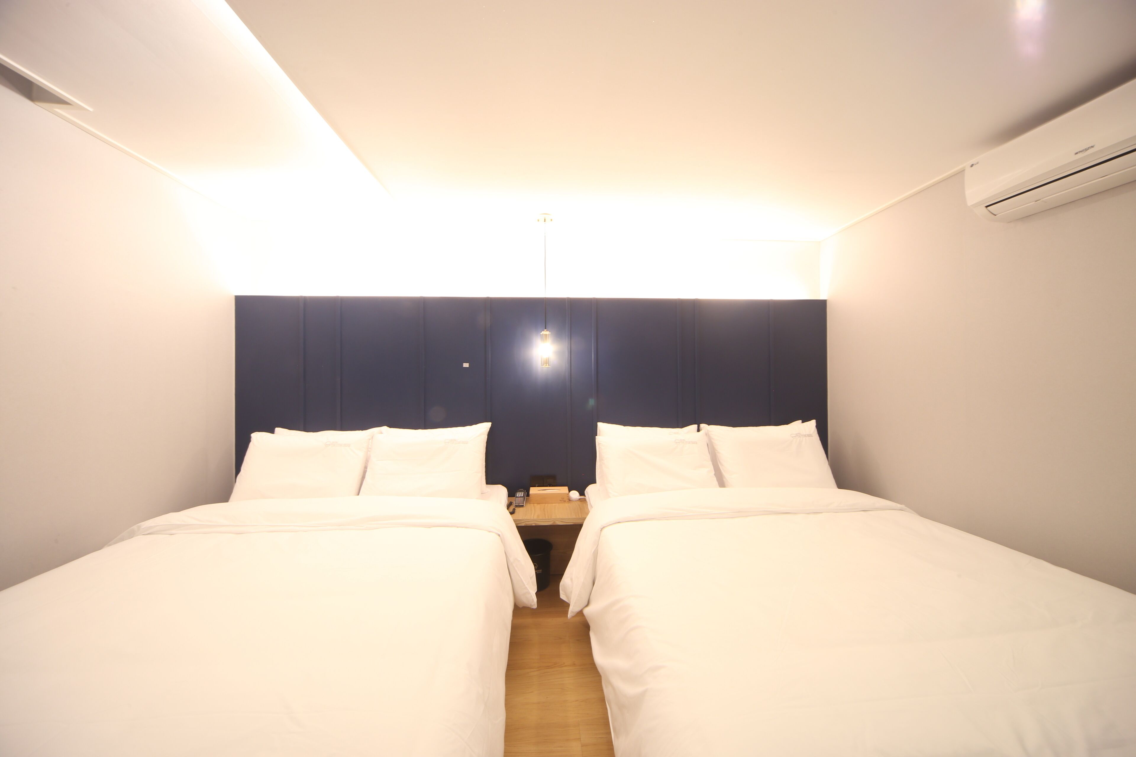 premium twin room, 2 queen beds | premium bedding, desk, soundproofing, free wifi