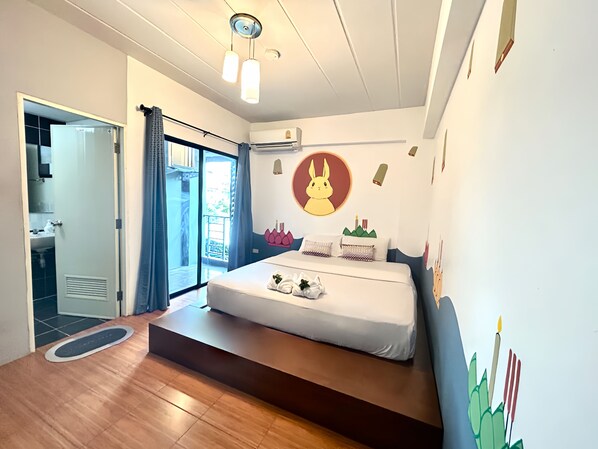 Standard Double Room with Shower | Caja de seguridad en la habitación, insonorización y wifi gratis 