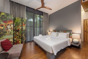 3 bedroom villa Modern Zen Style | Premium bedding, memory foam beds, in-room safe, individually furnished