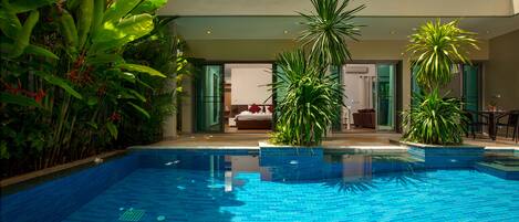 1 Bedroom Private Pool Villa | Garden view