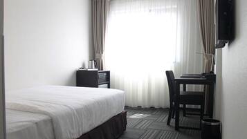 Minibar, in-room safe, desk, blackout curtains
