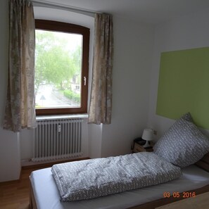 Desk, iron/ironing board, free WiFi, bed sheets