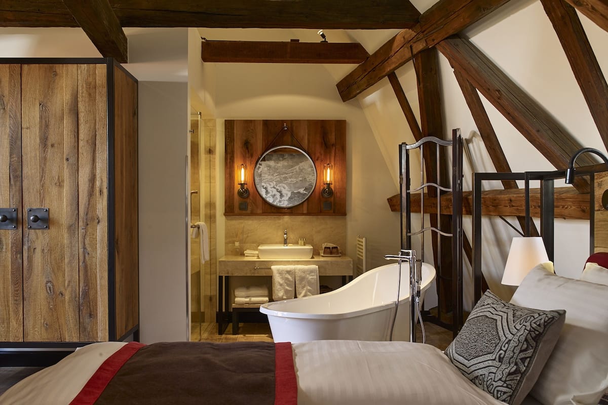 Premium bedding, memory foam beds, minibar, in-room safe