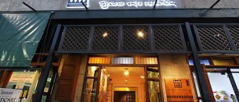 Front of property - evening/night