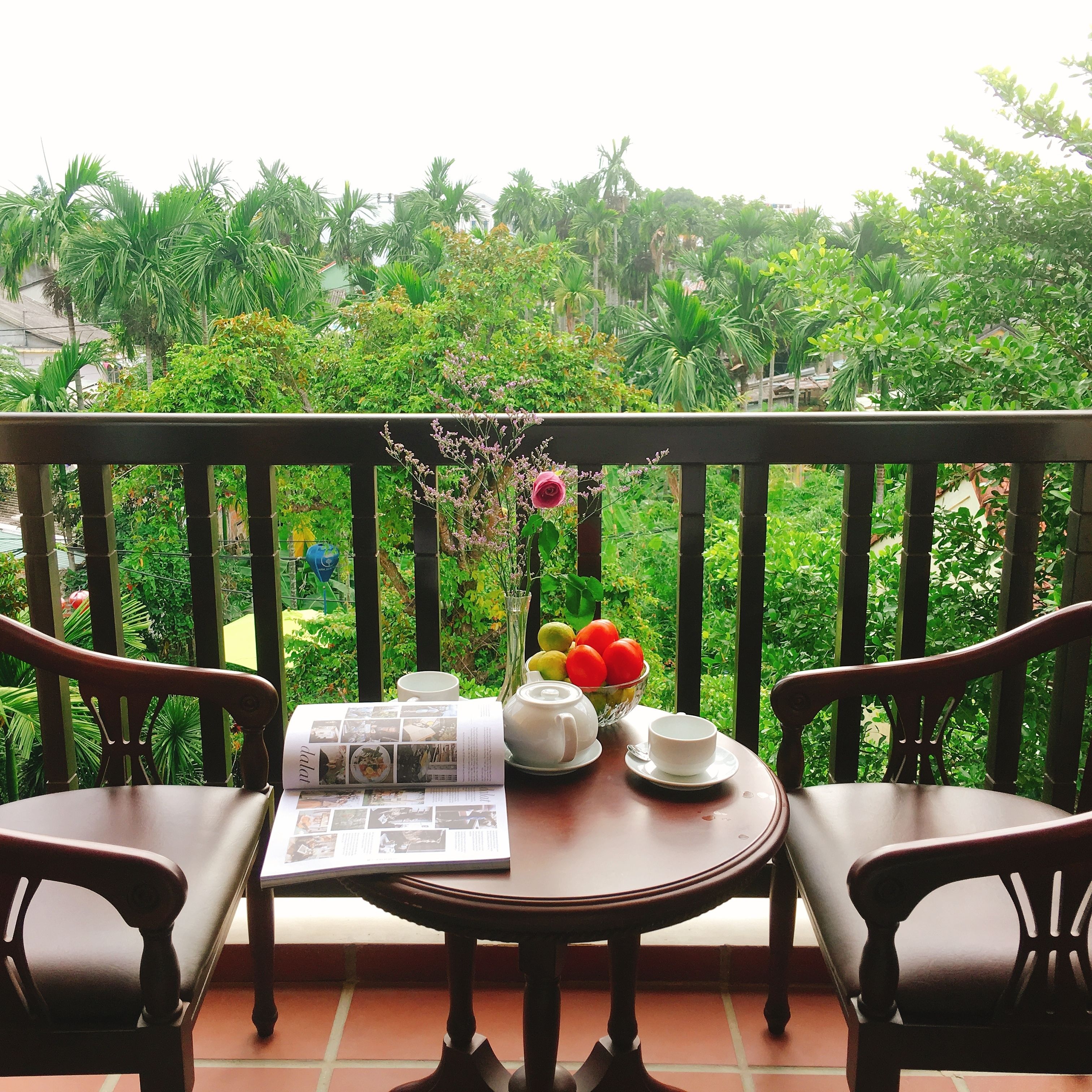 Vue depuis le balcon