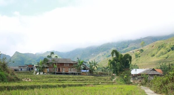 Fassade der Unterkunft