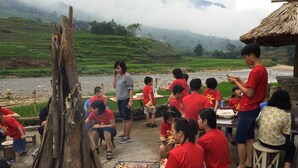 Lobby lounge - Cuong An Homestay Sapa (Ta Van)