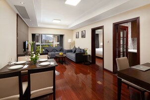 Superior Suite, 1 King Bed | Premium bedding, down comforters, pillowtop beds, minibar