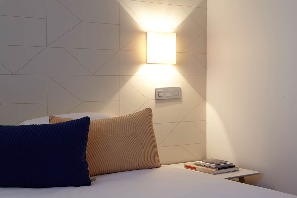 1 chambre, literie de qualité supérieure, couette en duvet d'oie