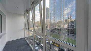 Design Apartment, 2 Bedrooms, Kitchenette, City View | Balcony