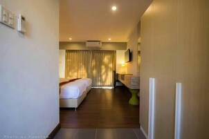 Quarto standard | Escrivaninha, cortinas blackout, Wi-Fi de cortesia