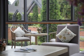 Sitteområde i lobbyen