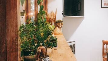 Coin salon dans le hall
