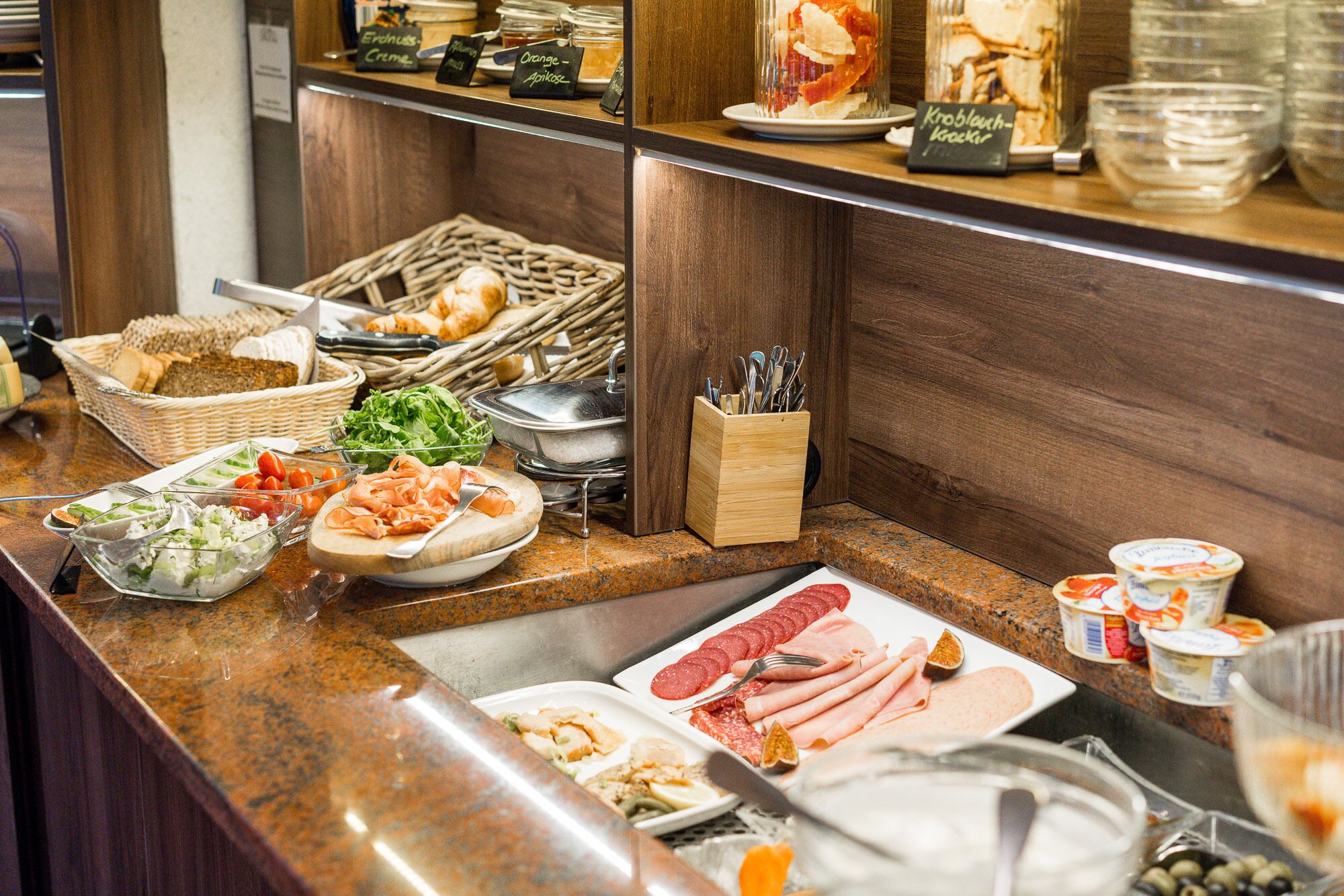 daily buffet breakfast (eur 15 per person)