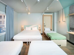트윈룸, 싱글침대 2개 | 1 개의 침실, 책상, 방음 설비, 무료 WiFi