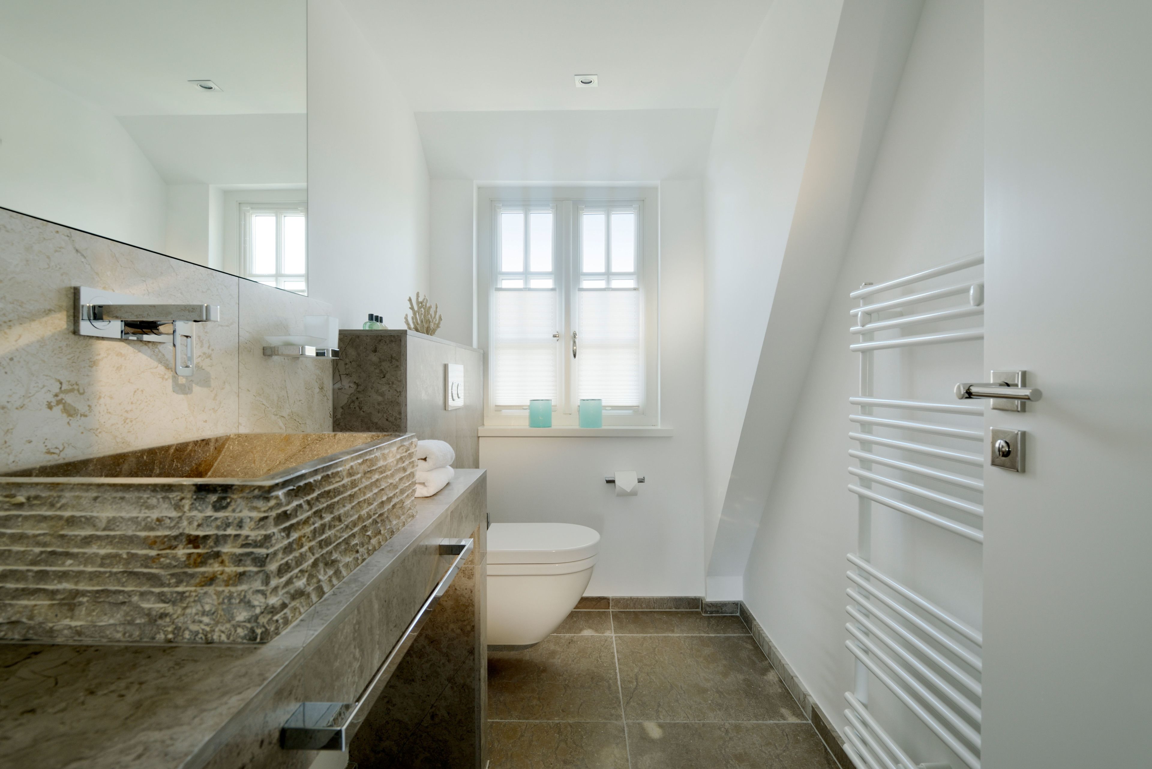 double room | bathroom | shower, free toiletries, hair dryer, bathrobes