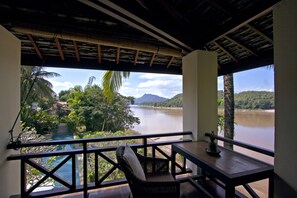 Villa Pool Access with River View | Balcony - Mekong Estate (Luang Prabang)