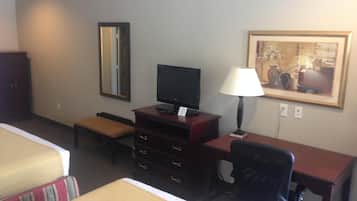 Desk, iron/ironing board, free WiFi, bed sheets