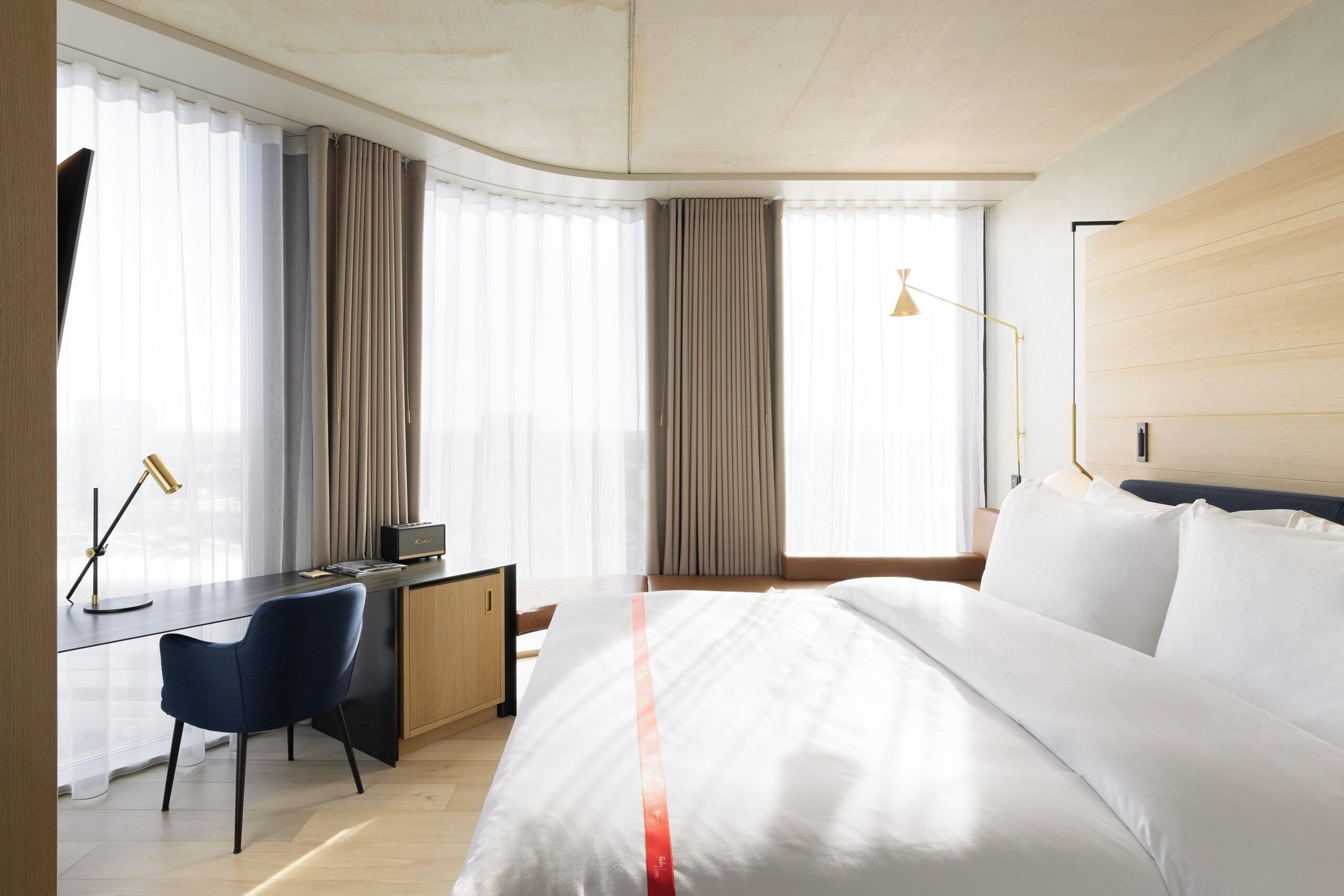 Premium bedding, in-room safe, individually decorated