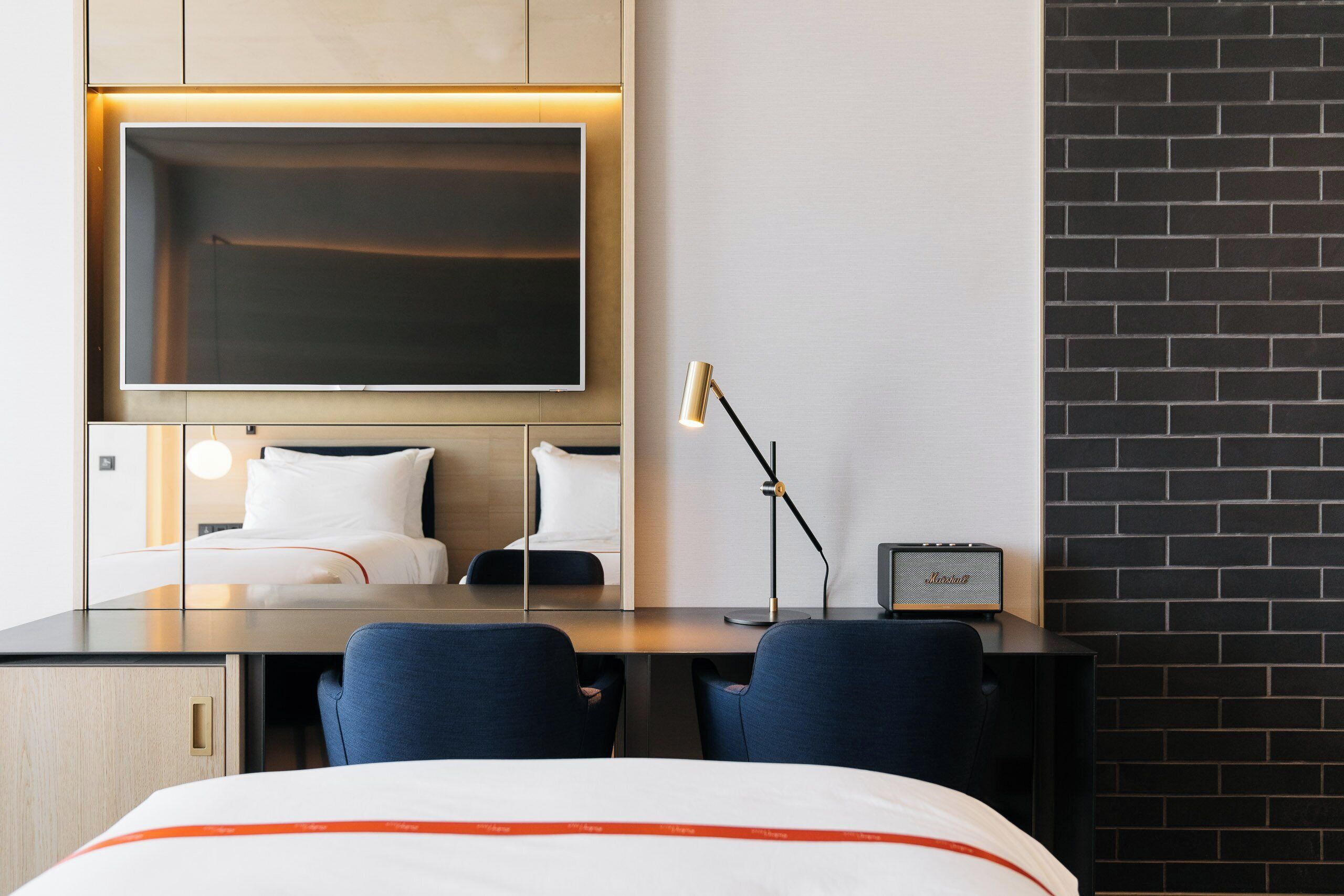 Premium bedding, in-room safe, individually decorated