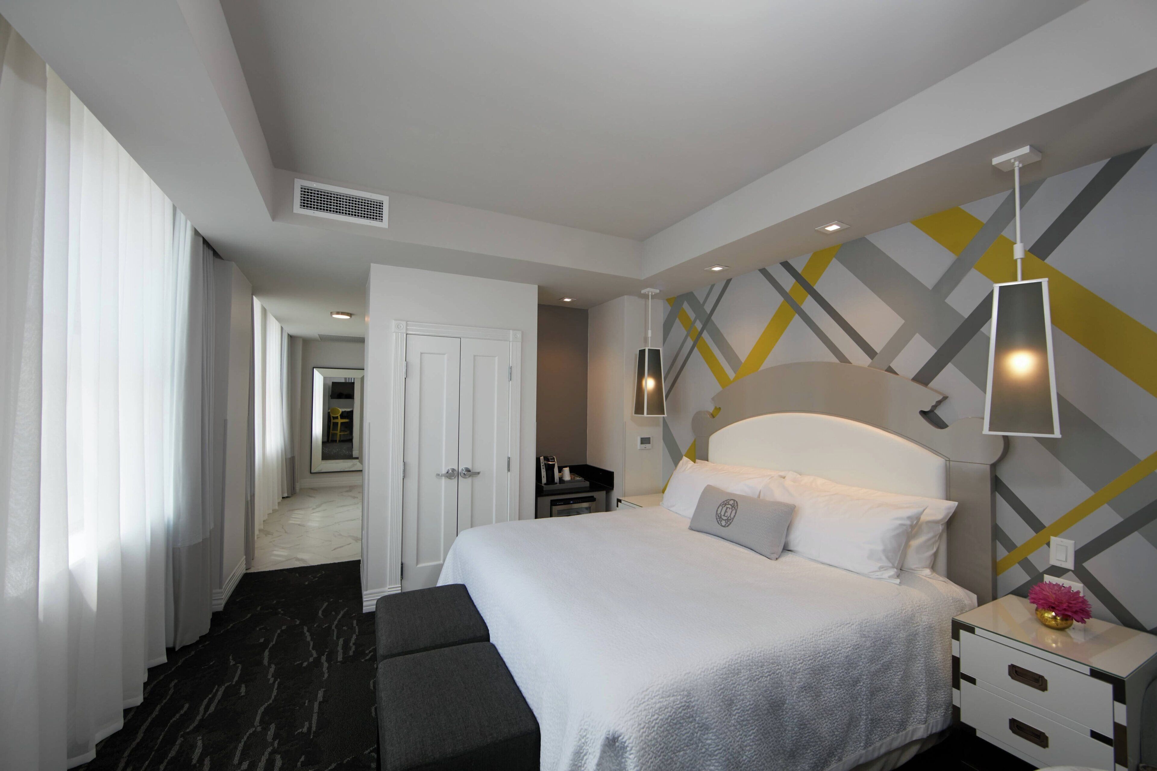 Premium bedding, pillow-top beds, in-room safe, desk
