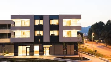 Front of property - evening/night