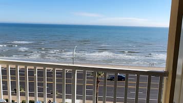 Blick vom Balkon