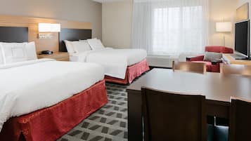 Studio, 2 Queen Beds (Studio, 2 Queen Beds) | 1 bedroom, premium bedding, desk, laptop workspace
