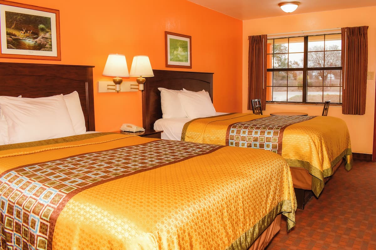 Double Room, 2 Double Beds, Non Smoking