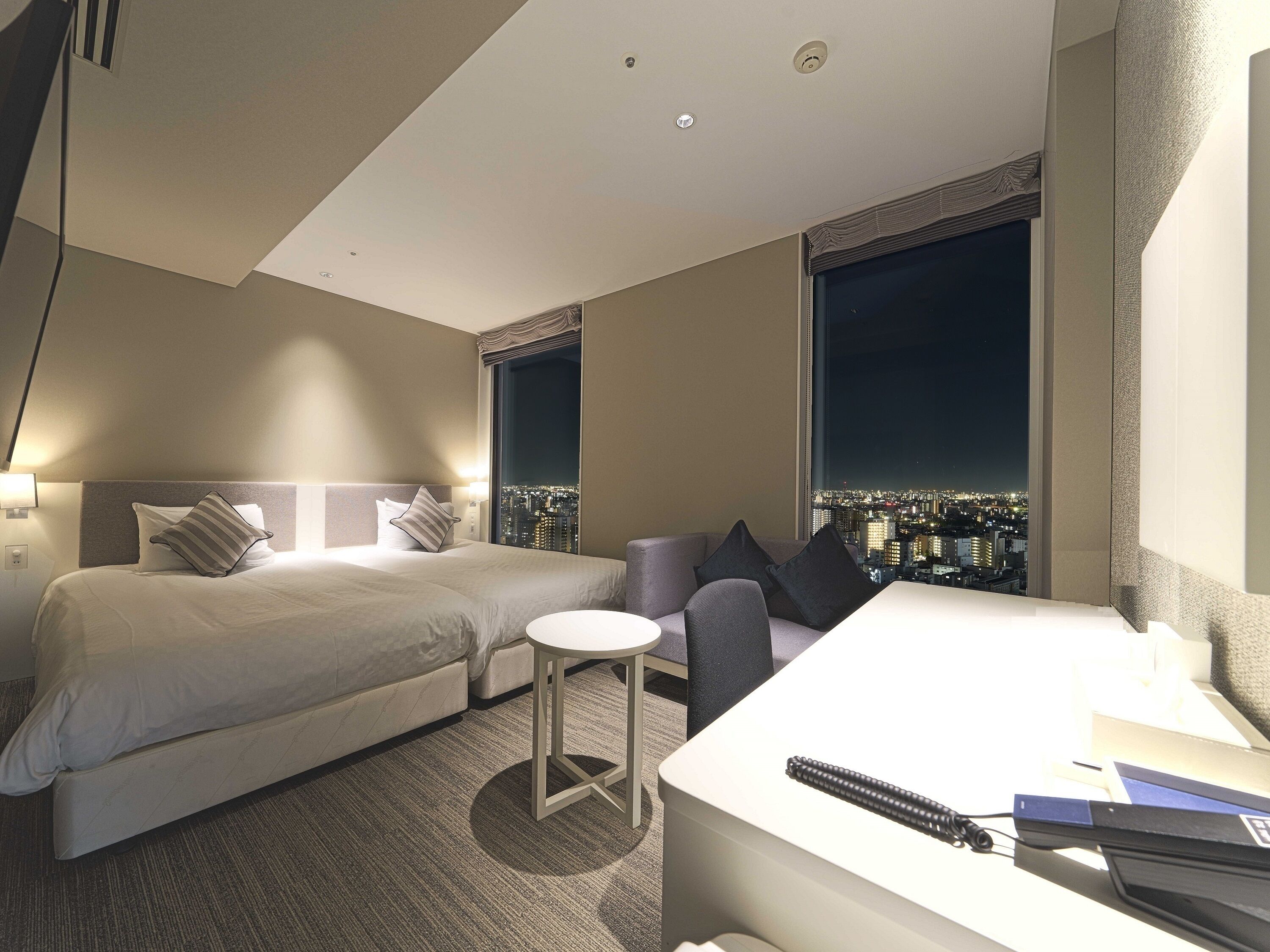 In-room safe, desk, blackout curtains, soundproofing