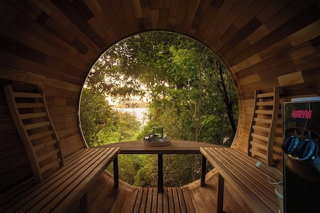 Sauna. The Point Villas