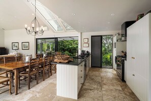 Ngahere Three-Bedroom Villa with Private Pool | Private kitchen | Full-size fridge, microwave, oven, stovetop