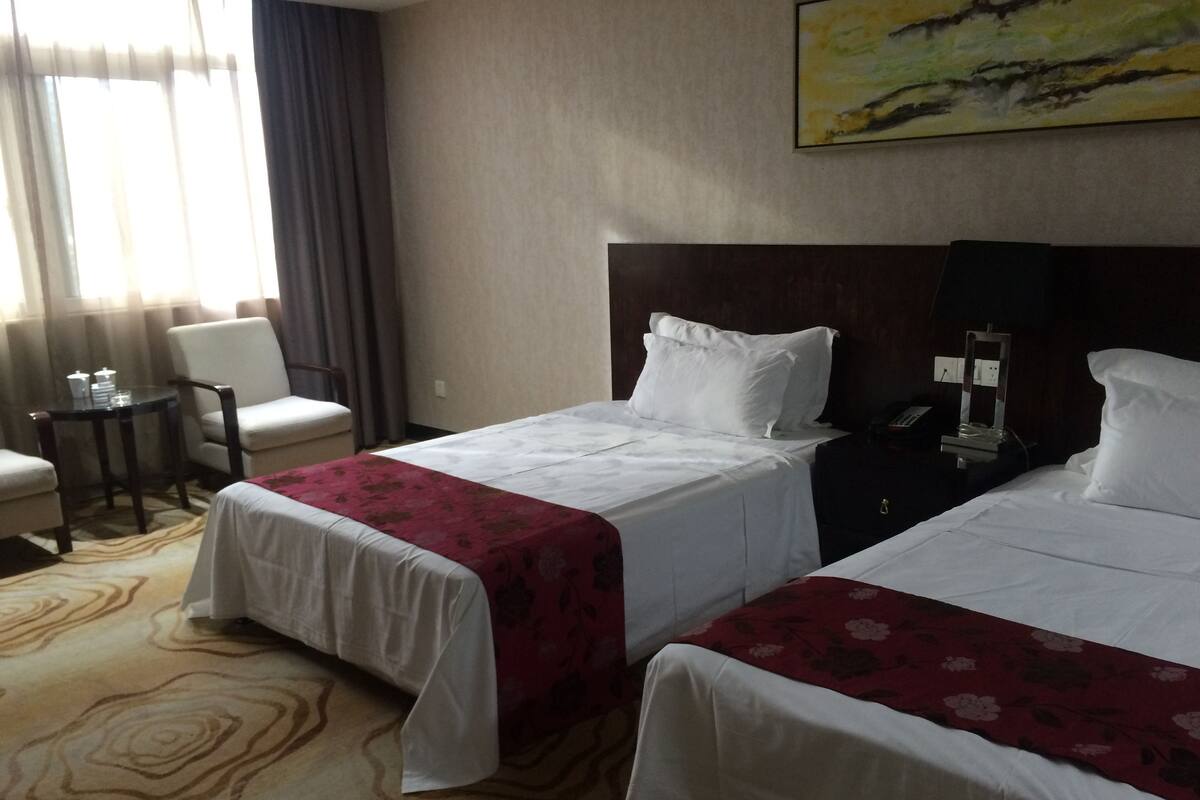 Deluxe Twin Room | Desk, blackout drapes, free WiFi