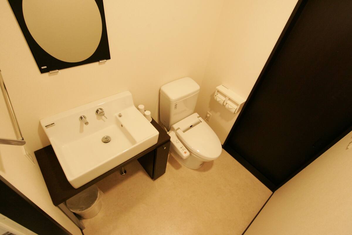 free toiletries, hair dryer, slippers, electronic bidet