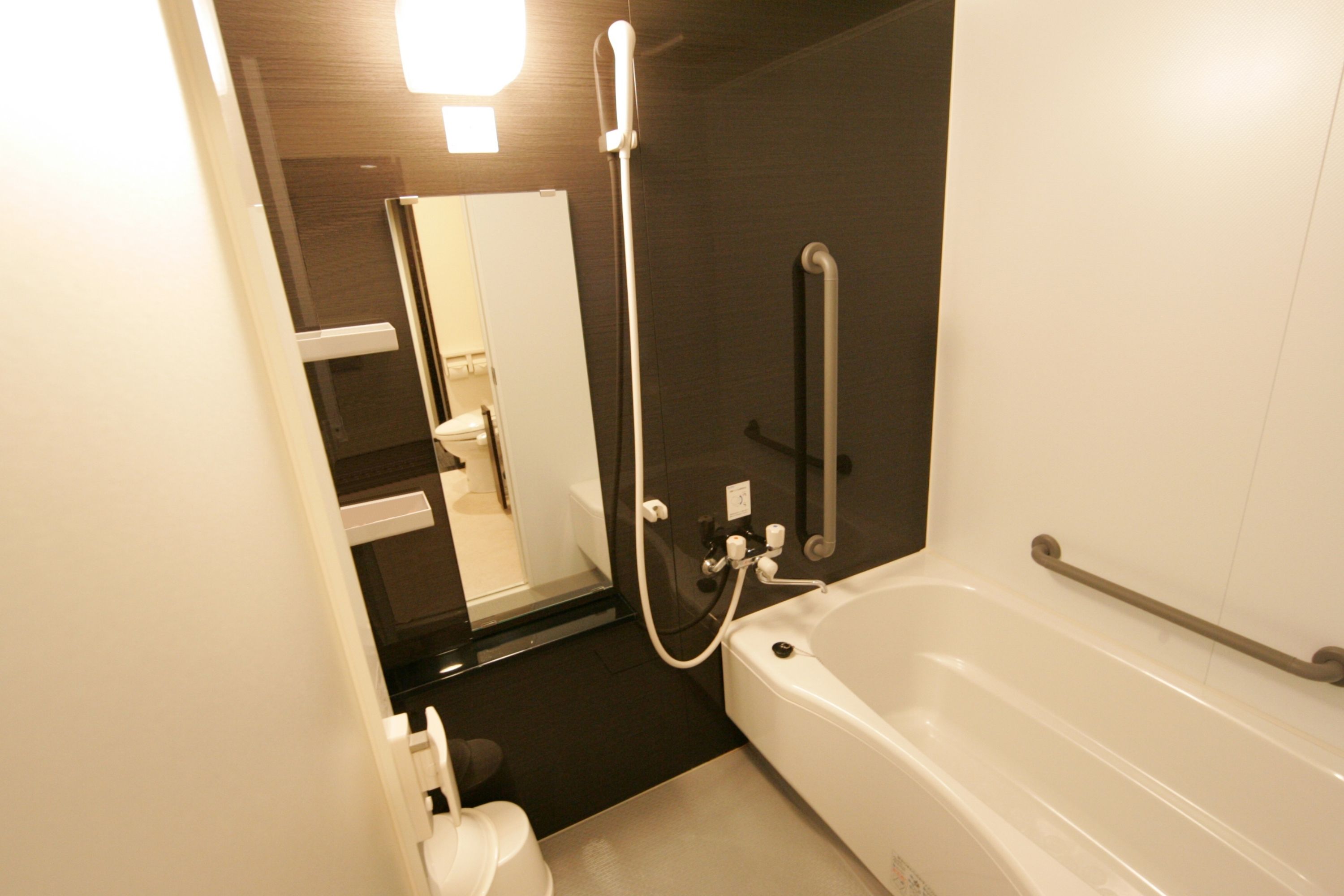 free toiletries, hair dryer, slippers, electronic bidet