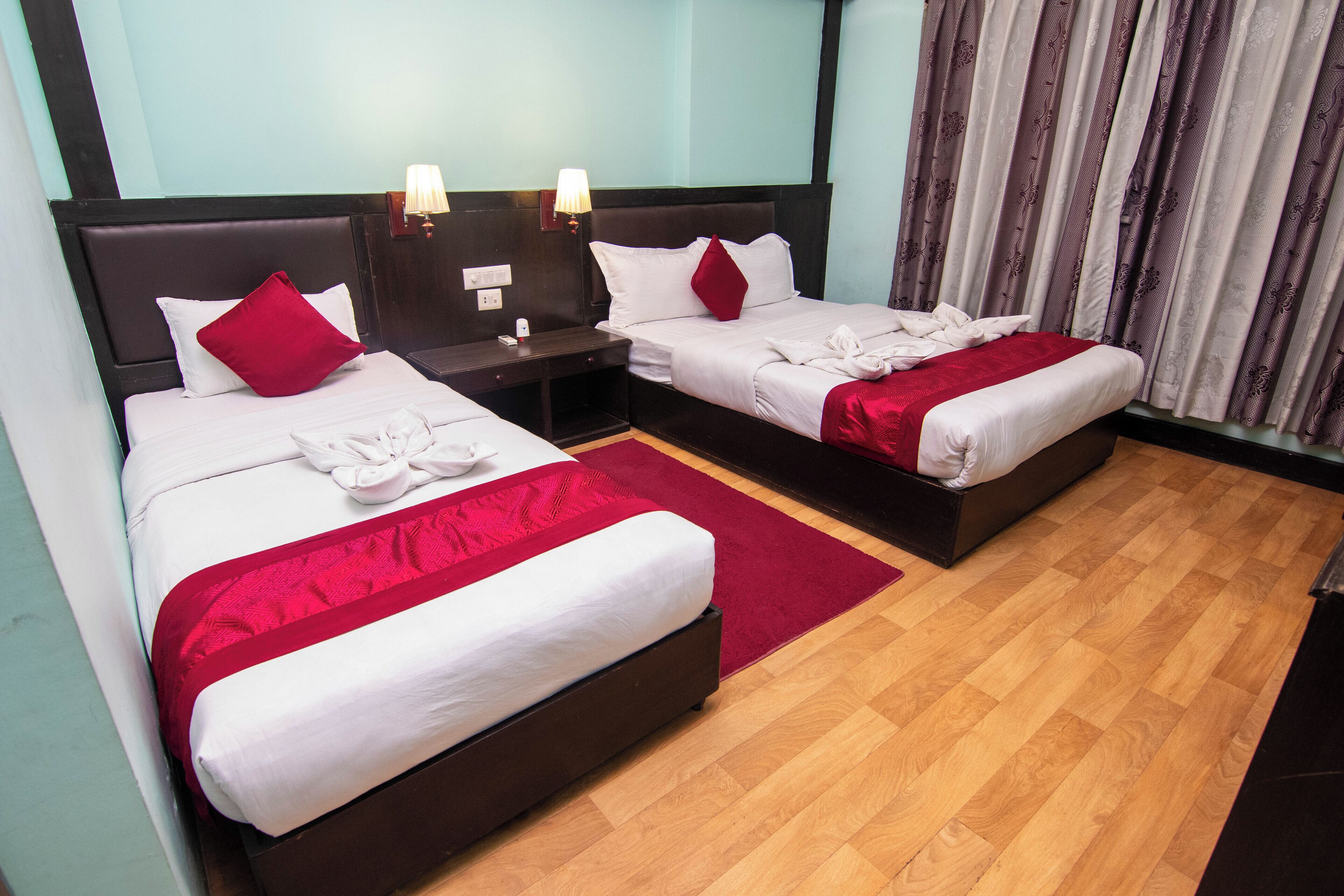 triple room, private bathroom | desk, laptop workspace, free wifi, bed sheets