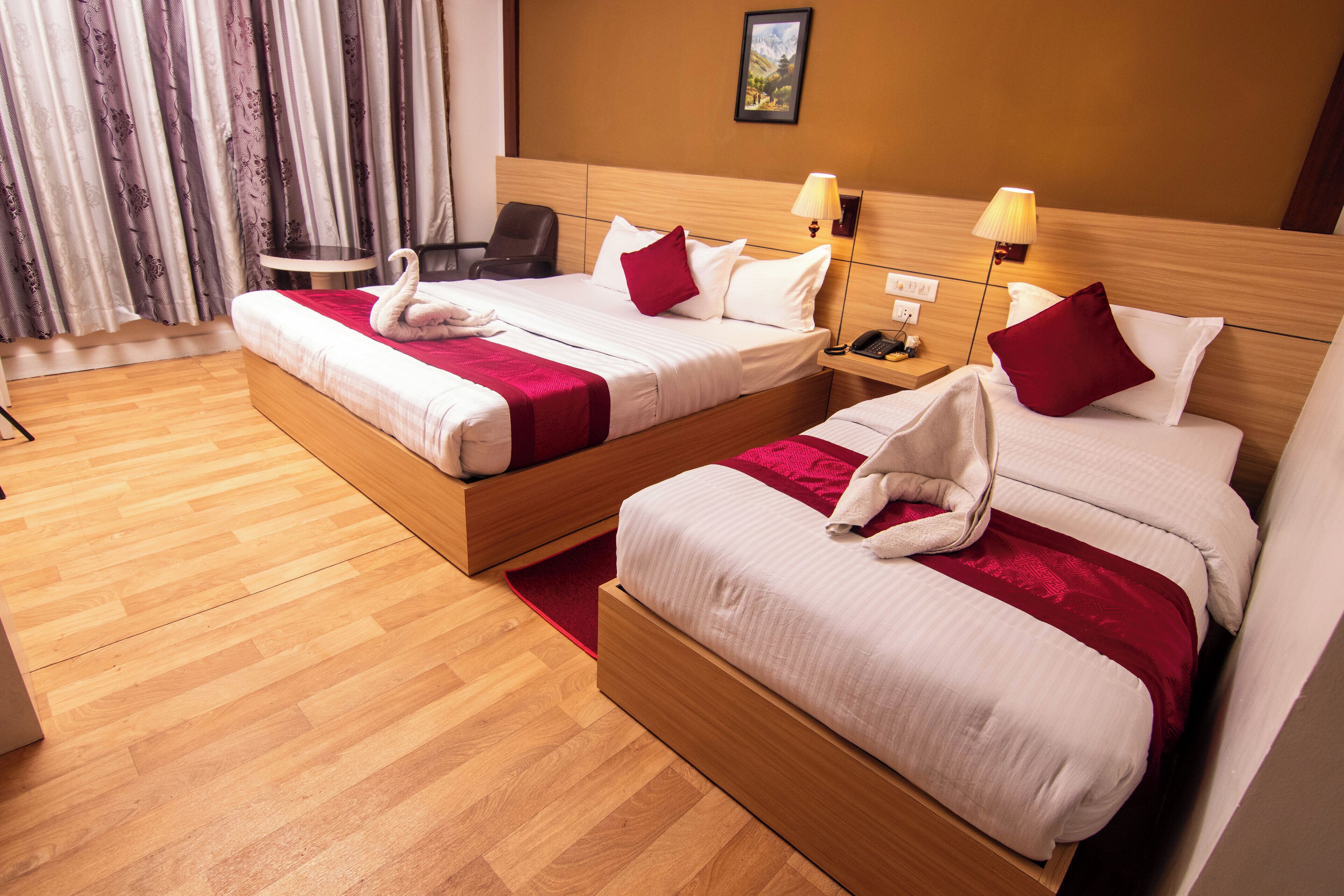 triple room, private bathroom | desk, laptop workspace, free wifi, bed sheets