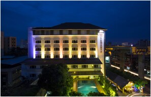 Front of property – evening/night