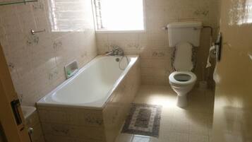 Free toiletries, slippers, towels